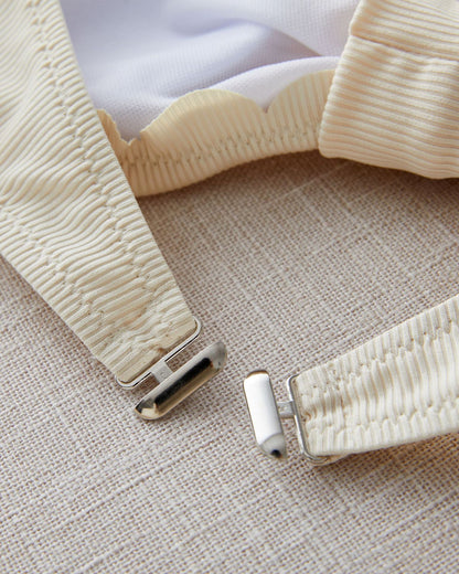 Tassel Top and Skirt Two-Piece Swimsuit