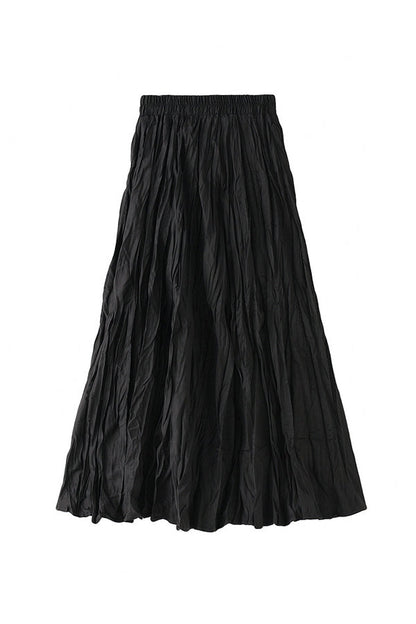 A-line mid-length winter skirt with sweater