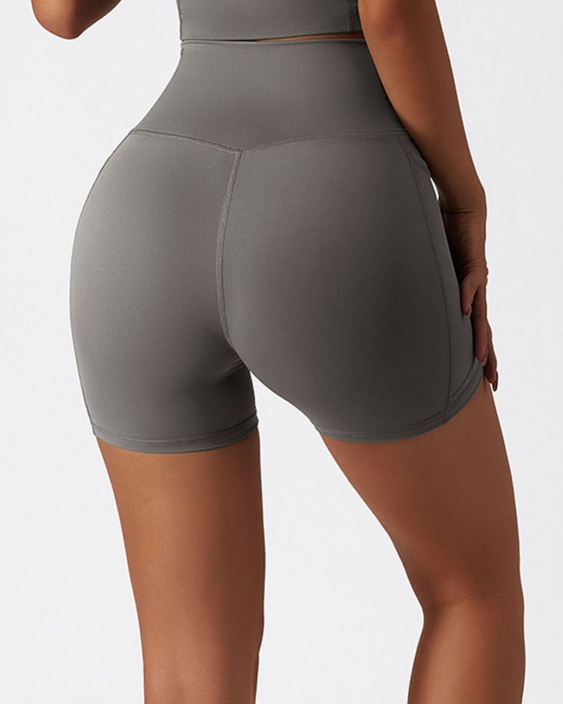 Quick-Dry Biker Shorts with Pockets