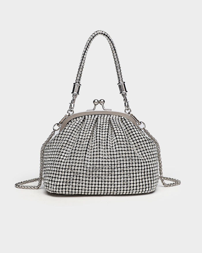 Handmade Rhinestone Evening Bag