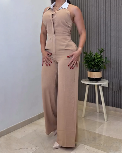 Sleeveless Waist Jumpsuit (Pre-Sale)