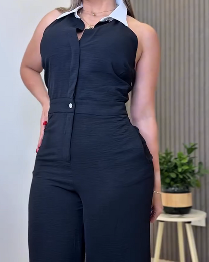 Sleeveless Waist Jumpsuit (Pre-Sale)