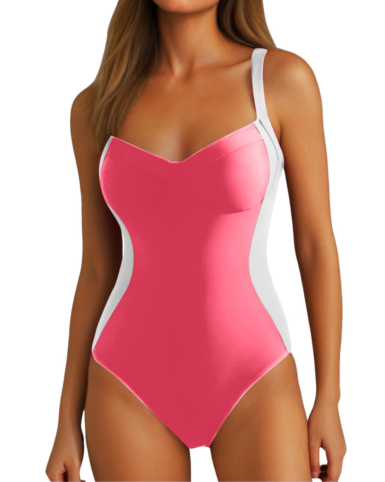 Slingback Underwire Body-Shaping Swimsuit