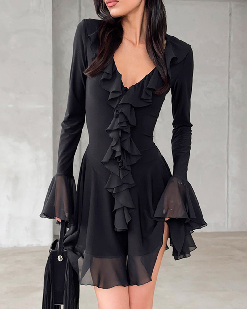 Ruffle Waist Dress