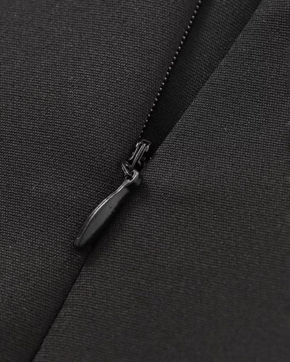 Sleeveless Suspender Flower Bud Patchwork Dress