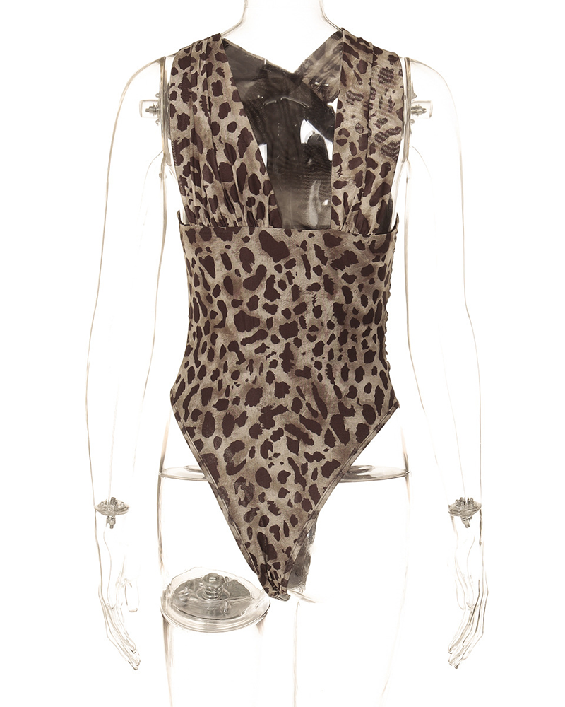 Slim-Fit Pleated Mesh Onesies