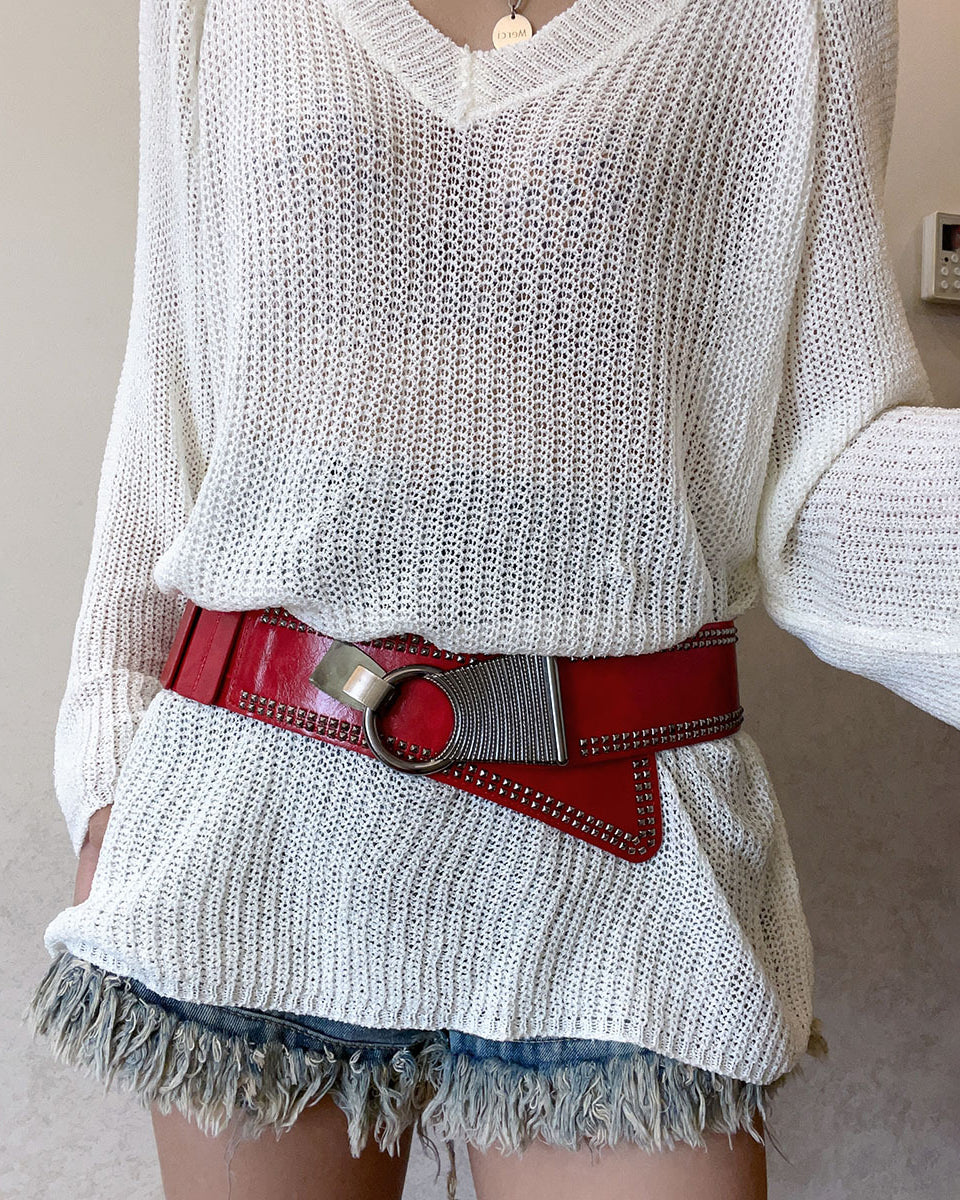 Rivet Punk y2K Hip Belt