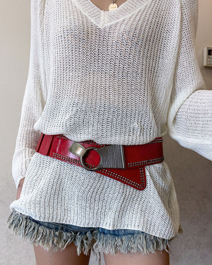 Rivet Punk y2K Hip Belt