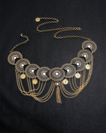 Retro Ethnic Style Tassel Waist Chain