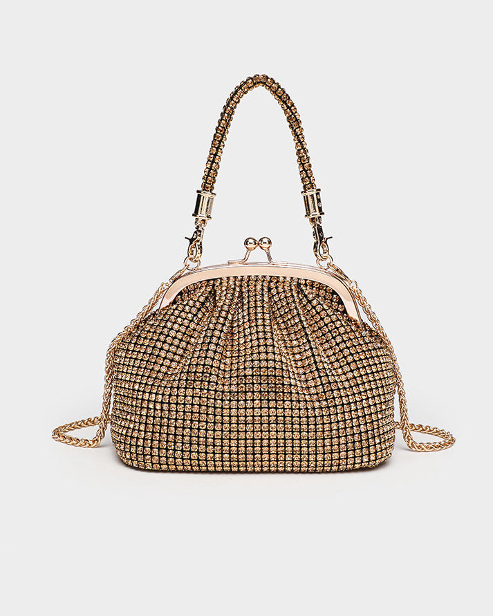 Handmade Rhinestone Evening Bag