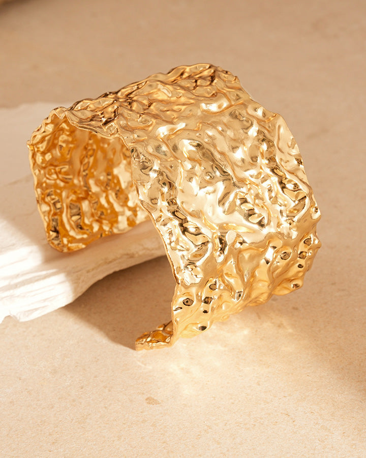 Metal Braided Wrap Cuff Bracelet