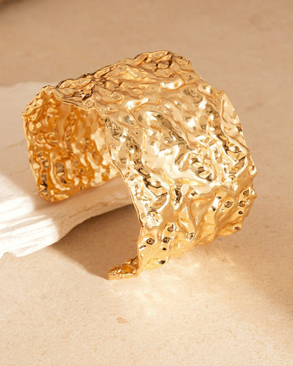 Metal Braided Wrap Cuff Bracelet