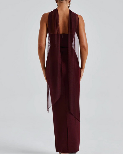 Slim Fit Tube Top Hip Dress