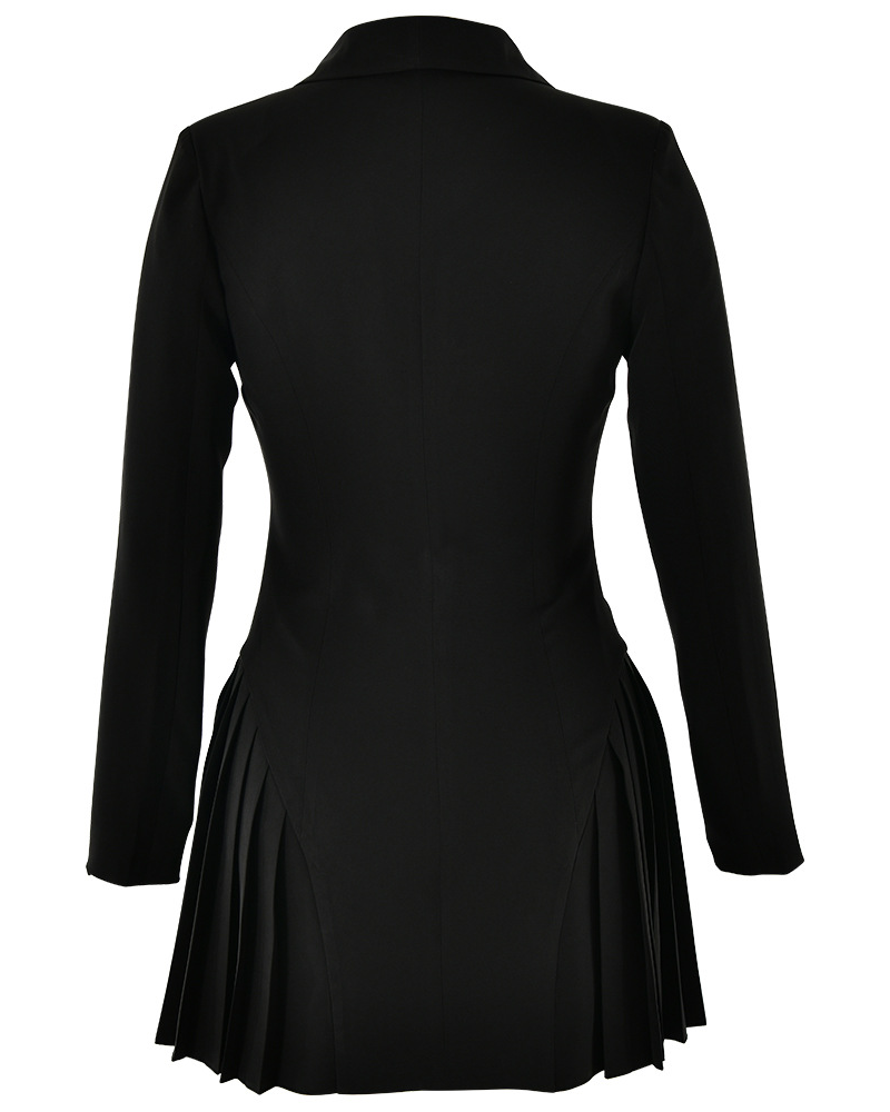 Deep V-Neckline Slim Fit Dress