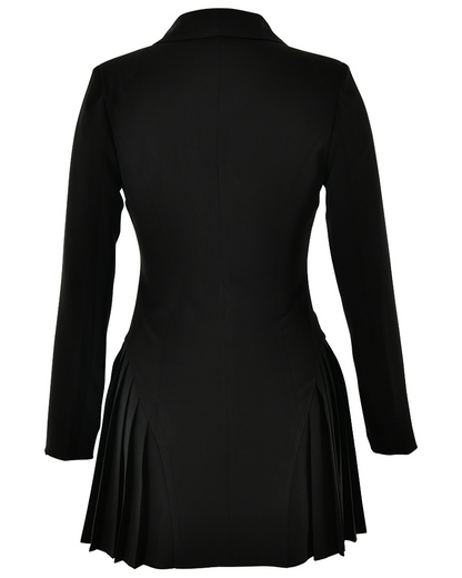 Deep V-Neckline Slim Fit Dress