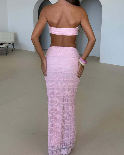 Lace Beach Leisure Swimsuit Set