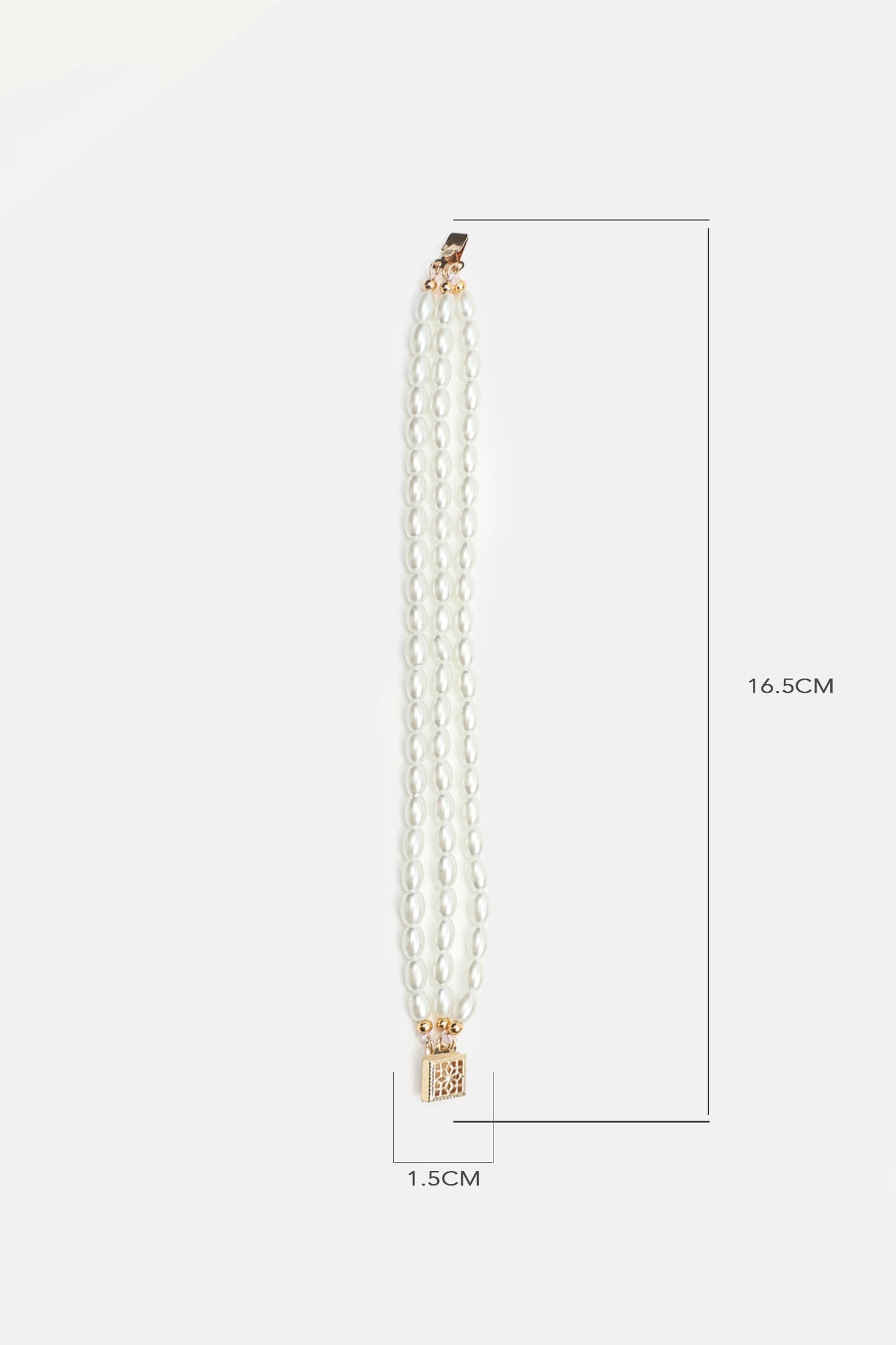 Faux Pearl Beaded Bracelet