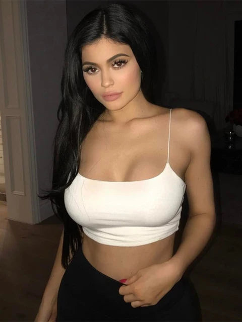 2025 New Fashion Women Sexy Crop Tops Solid Summer Camis Women Casual Tank Tops Vest Sleeveless Crop Tops blusas