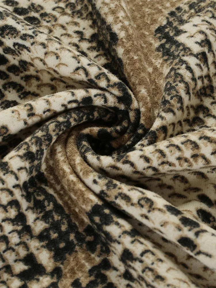 2025 Sexy Crop Top Women Snake Print Tank Top Slim Primer High Collar Vest Harajuku Crop Tank Top T Shirt Femme Girls Camis Tops