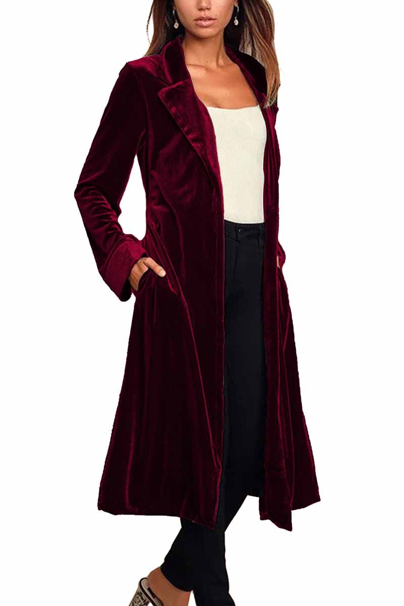 Solid Gold Velvet Cardigan