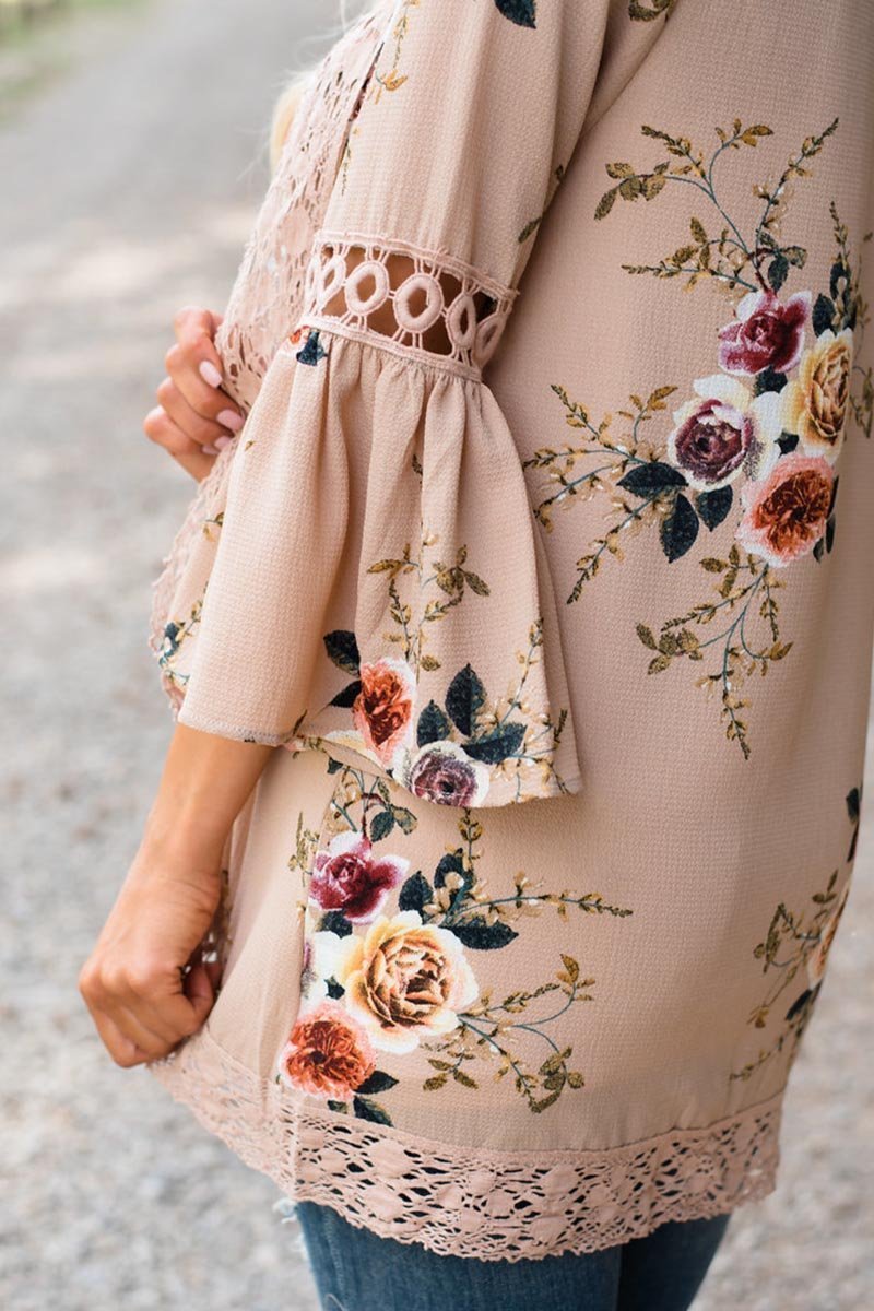 Floral Lace Jacket(3 Colors)