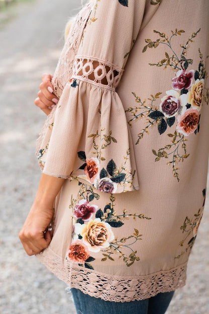 Floral Lace Jacket(3 Colors)