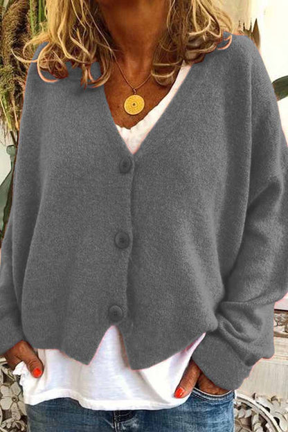 Casual Loose Knitted Cardigan ( 6 Colors )