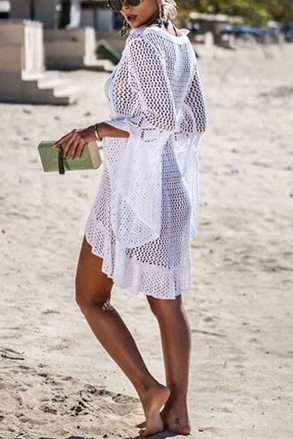 Hollow Knitted Beach Cover-up(4 colors)