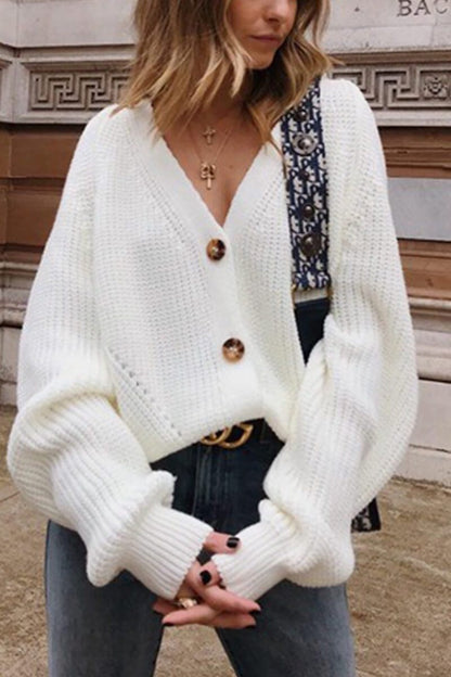 Loose Cardigan Sweater