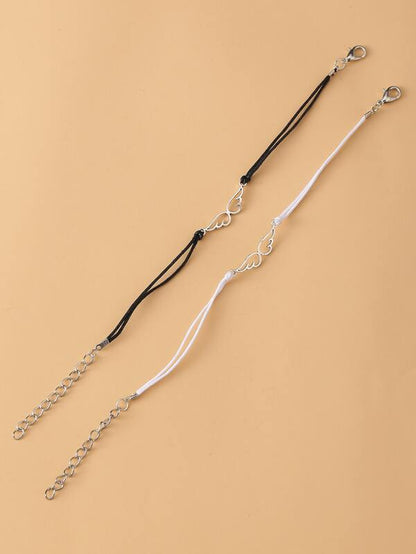 2pcs Wing Decor Bracelet for Women