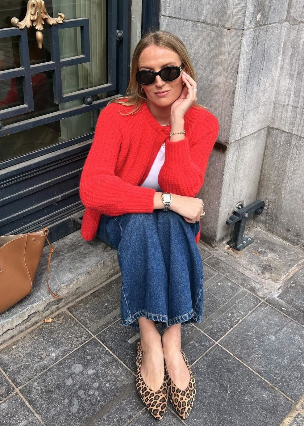 Arden Knit Button-Up Cardigan – Relaxed Fit Layer for Women