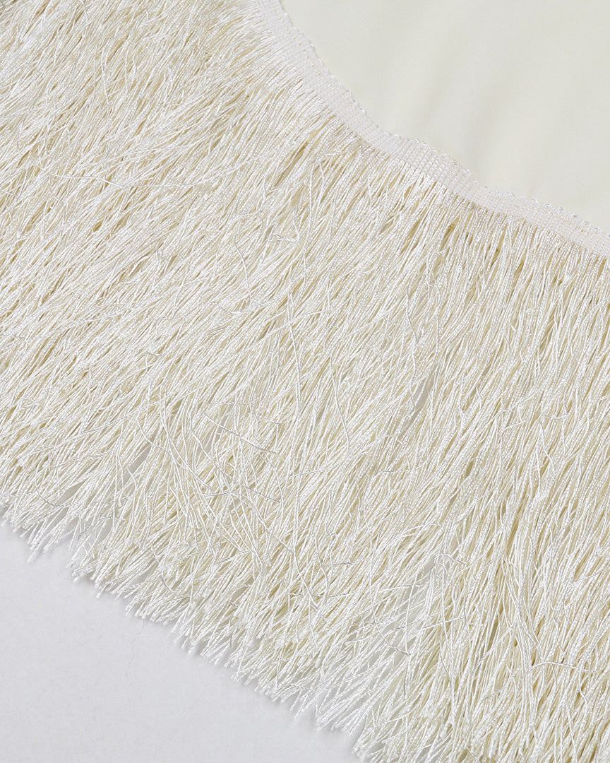 Tassel Top and Skirt Two-Piece Swimsuit