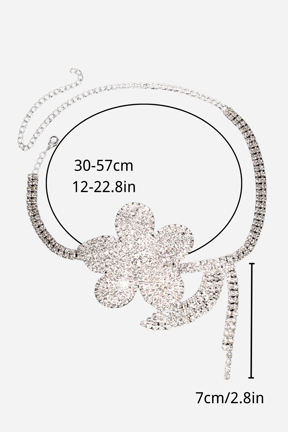 Gargantilla de diamantes con flores de Eunice 