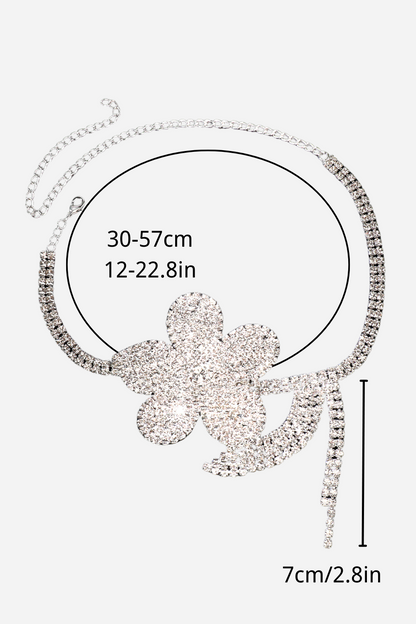 Gargantilla de diamantes con flores de Eunice 