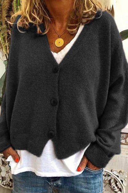Casual Loose Knitted Cardigan ( 6 Colors )