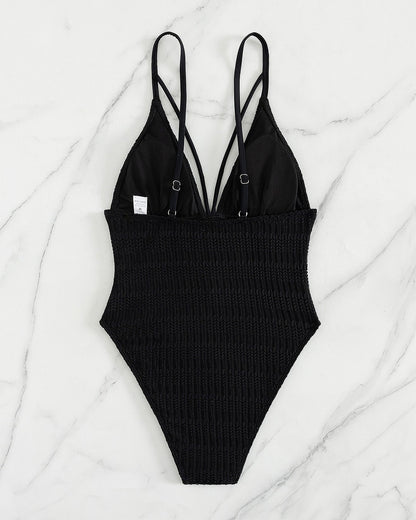 One Piece See-Through Swimsuit