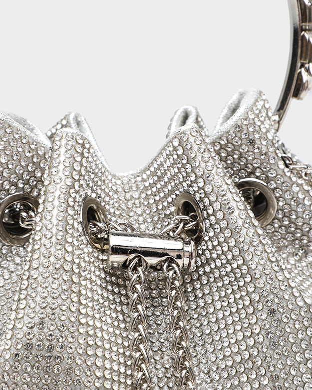 Rhinestone Shiny Diamond Bucket Bag