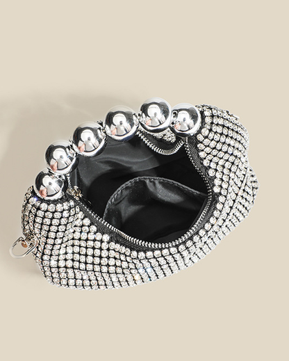 Beaded Rhinestone Evening Bag