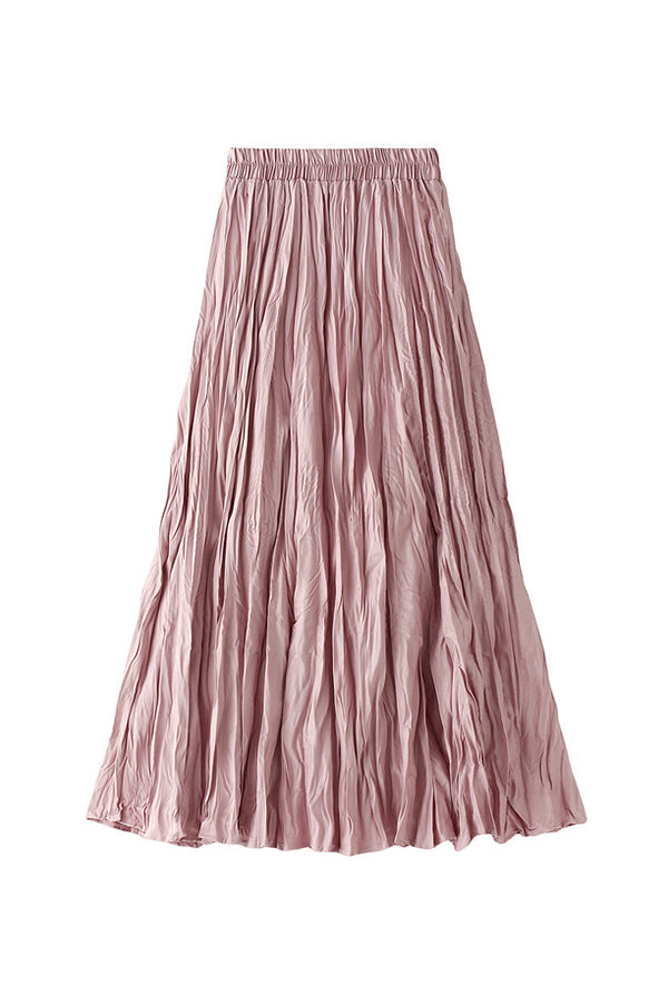 A-line mid-length winter skirt with sweater