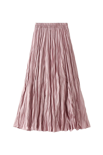 A-line mid-length winter skirt with sweater