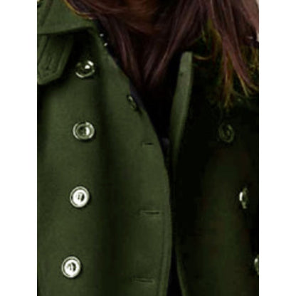 Double Breasted Coat for Women - Erika