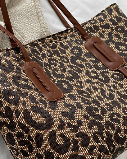 Leopard Print Shoulder Bag