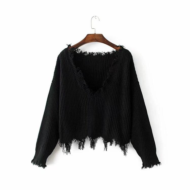V Neck Winter Knit Sweater 3 Colors