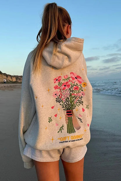 Pullover Embroidered Hoodies