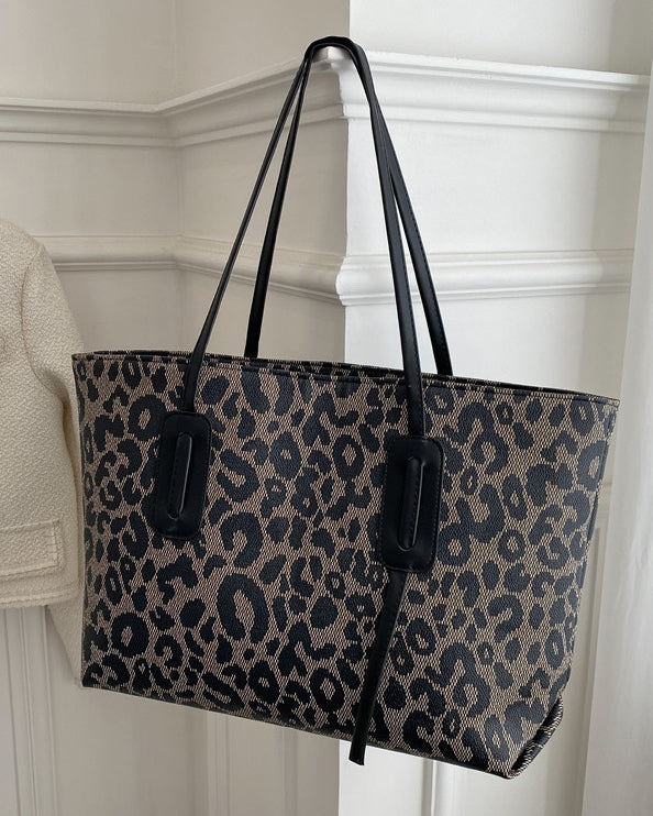 Leopard Print Shoulder Bag
