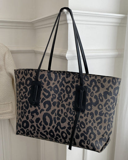 Leopard Print Shoulder Bag
