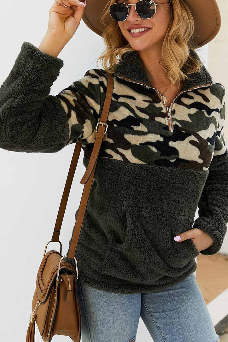 Leopard Stitching Tops