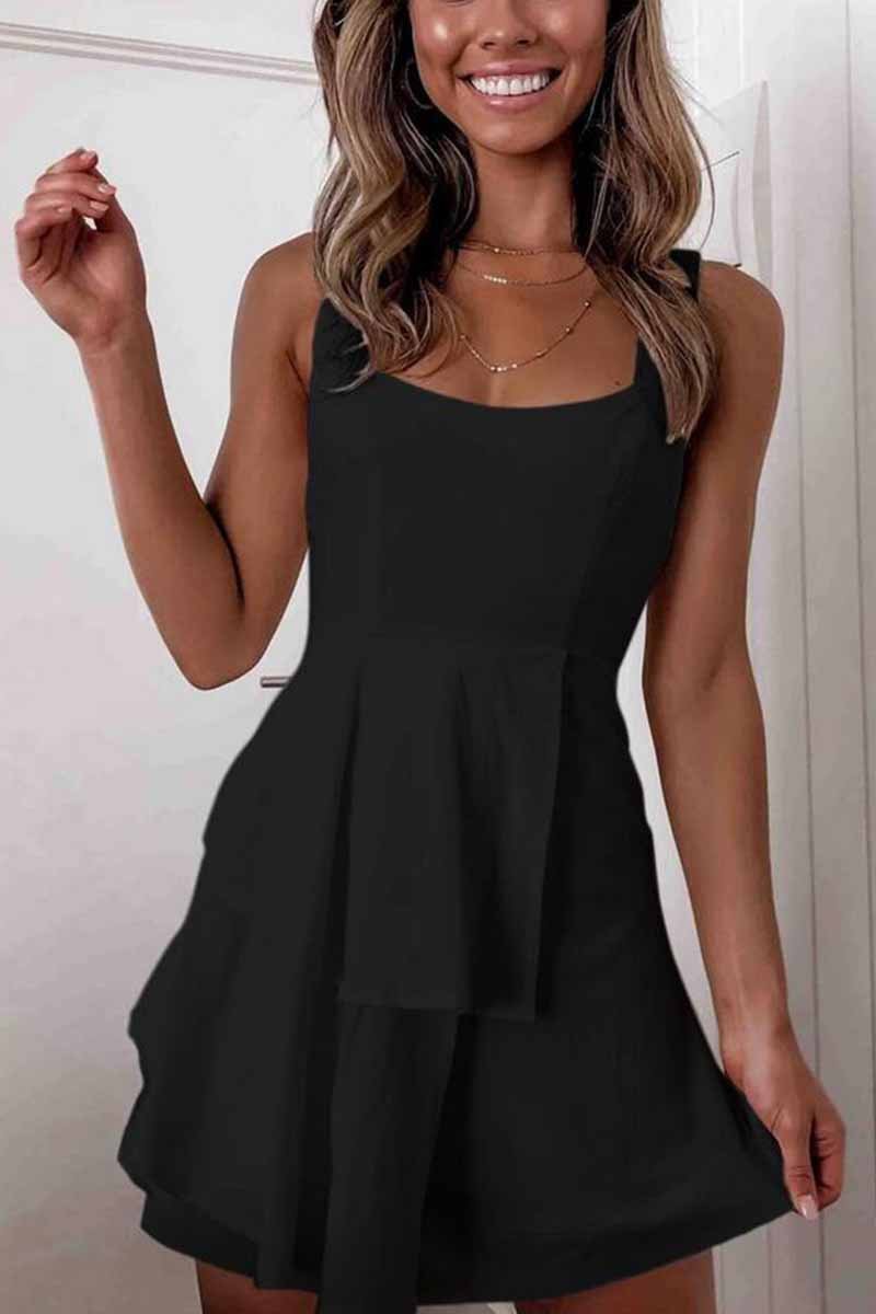 New Sexy Halter Straps Mini Dress