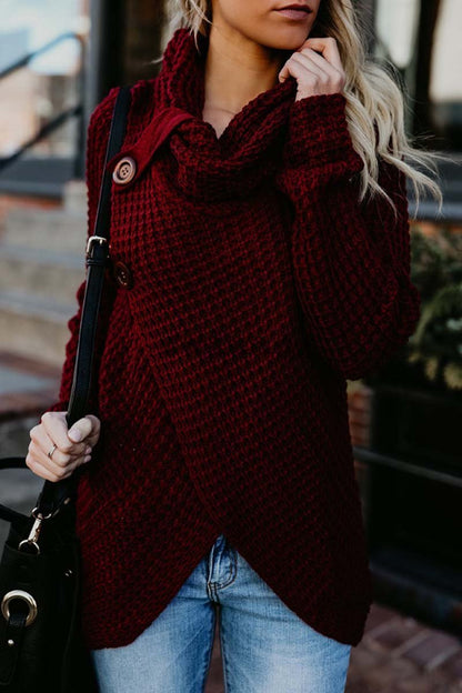 Irregular Winter Shawl Sweater(5 Colors)