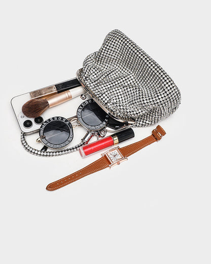 Handmade Rhinestone Evening Bag